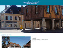 Tablet Screenshot of charny-immobilier.fr